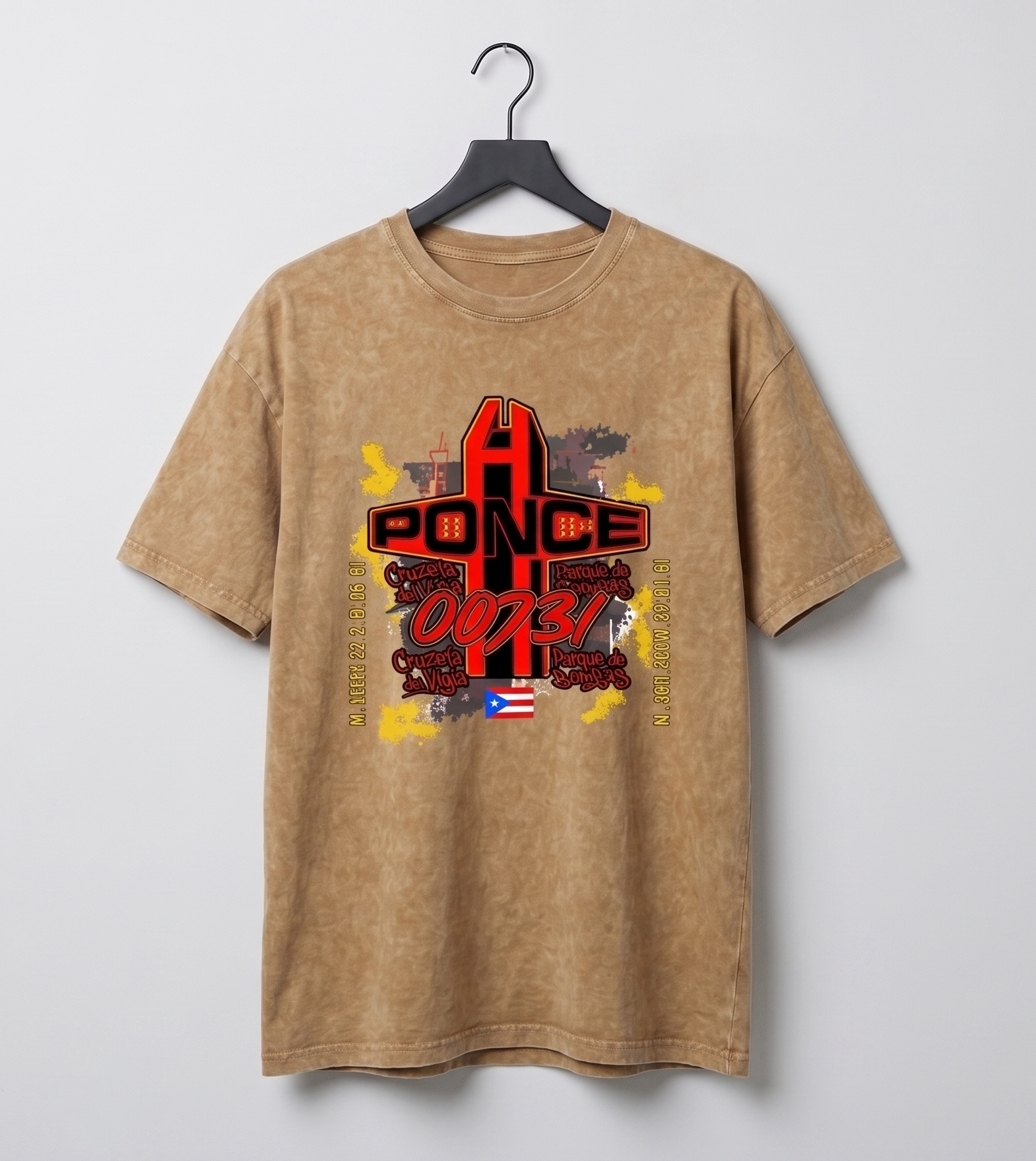 Snow Washed Oversized Tee Ponce 00731